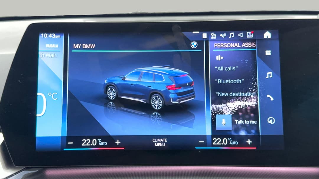 2023 BMW X1 sDrive18i, Automatic, 22618 km, Infotainment System