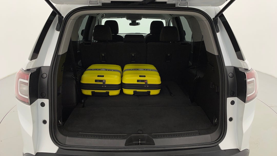 Boot Inside View with Luggage