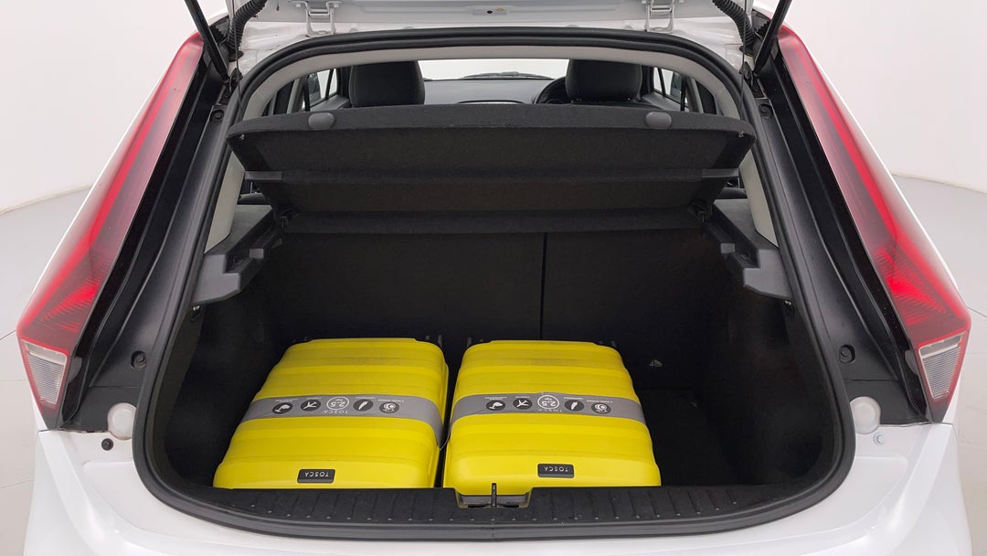 Boot Inside View with Luggage