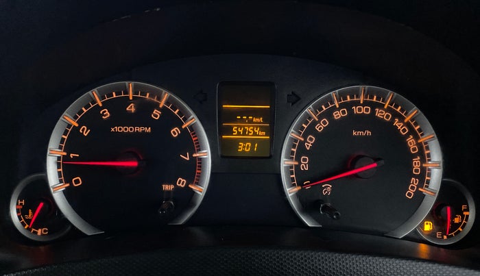2017 Maruti Swift VXI D, Petrol, Manual, 54,792 km, Odometer Image
