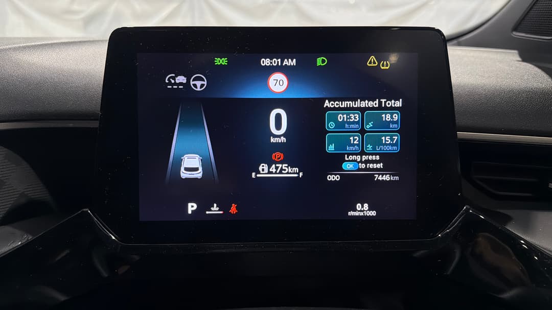 2025 MG Mg3 Essence, Automatic, 7446 km, Odometer View