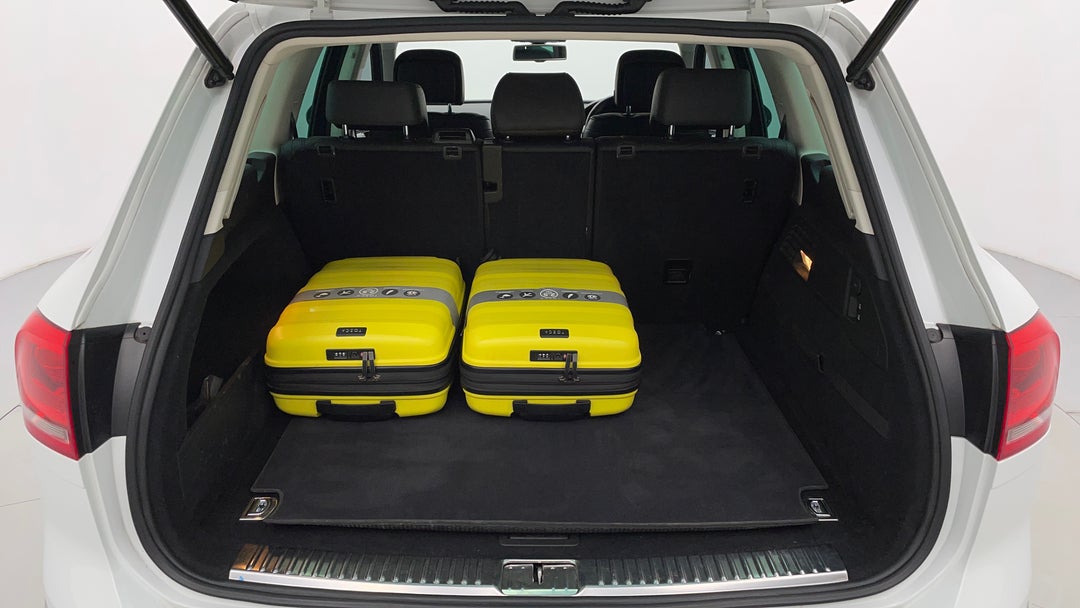 Boot Inside View with Luggage