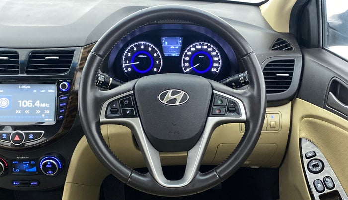 2017 Hyundai Verna 1.6 SX VTVT (O), Petrol, Manual, 4,832 km, Steering Wheel Close Up