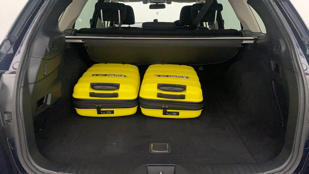 Boot Inside View with Luggage