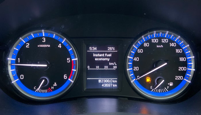 2017 Maruti S Cross ZETA 1.3, Diesel, Manual, 43,830 km, Odometer Image
