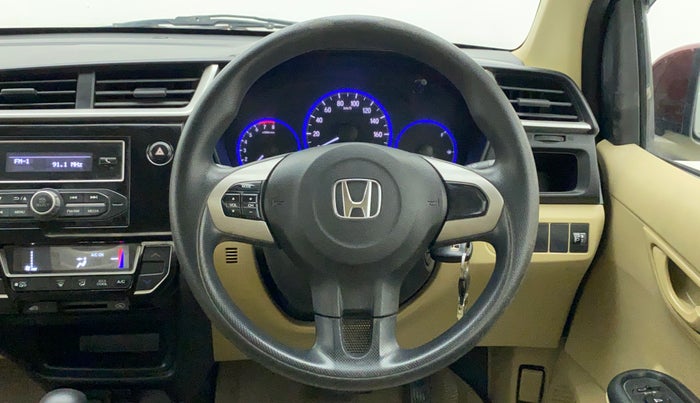 2016 Honda Amaze 1.2L I-VTEC S AT, Petrol, Automatic, 62,541 km, Steering Wheel Close Up