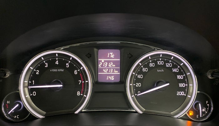 2015 Maruti Ciaz ZXI RS, Petrol, Manual, 42,169 km, Odometer Image
