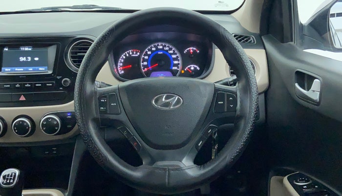 2017 Hyundai Grand i10 SPORTZ 1.2 KAPPA VTVT, Petrol, Manual, 92,995 km, Steering Wheel Close Up