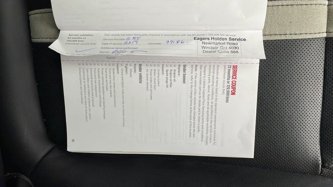 2016 Holden Calais Calais, Automatic, 105490 km, Service History
