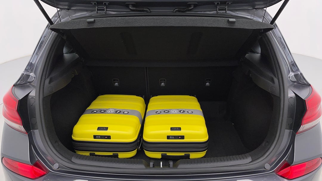 Boot Inside View with Luggage