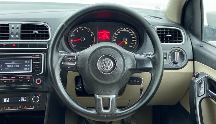 2014 Volkswagen Polo HIGHLINE1.2L PETROL, Petrol, Manual, 66,443 km, Steering Wheel Close Up