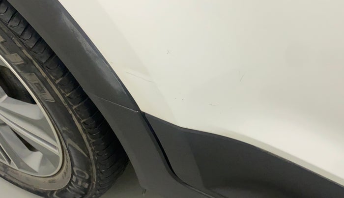 2017 Hyundai Creta SX PLUS AT 1.6 PETROL, Petrol, Automatic, 1,00,505 km, Right rear door - Slightly dented