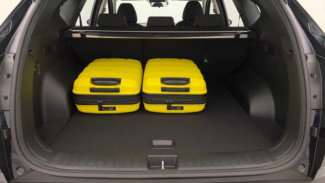 Boot Inside View with Luggage