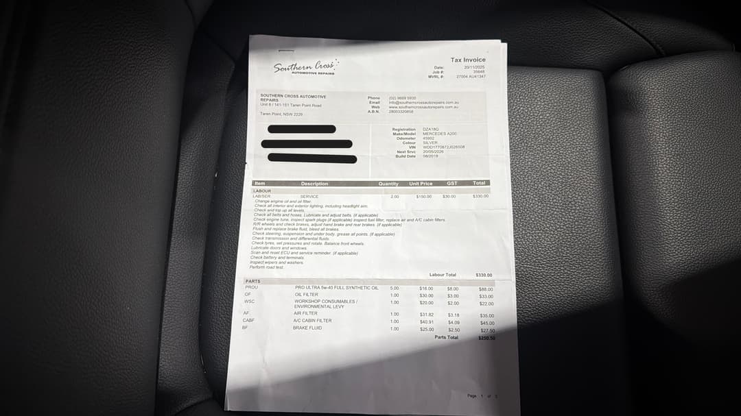 2018 Mercedes-benz A200 A200, Automatic, 52830 km, Service History