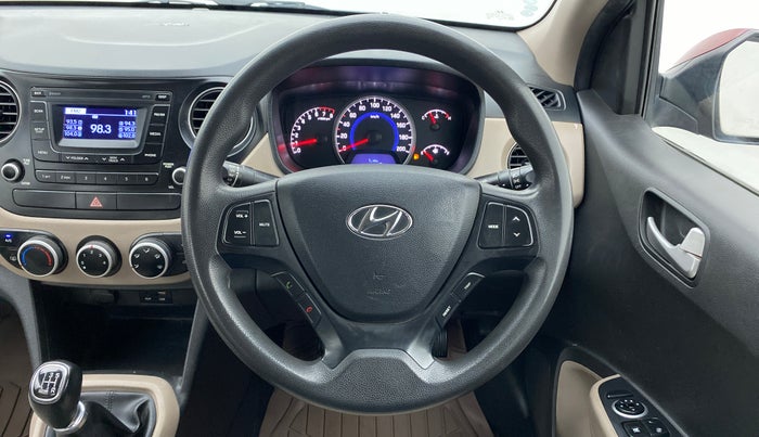 2016 Hyundai Grand i10 SPORTZ 1.2 KAPPA VTVT, Petrol, Manual, 94,949 km, Steering Wheel Close Up