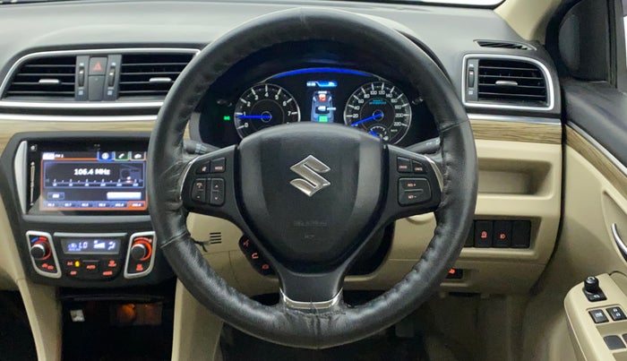 2019 Maruti Ciaz ALPHA 1.5 SHVS PETROL, Petrol, Manual, 52,040 km, Steering Wheel Close Up