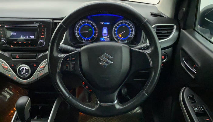 2016 Maruti Baleno ZETA CVT PETROL 1.2, Petrol, Automatic, 1,10,629 km, Steering Wheel Close Up