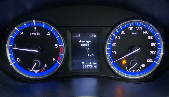 2016 Maruti S Cross ALPHA 1.3, Diesel, Manual, 1,34,694 km, Odometer View