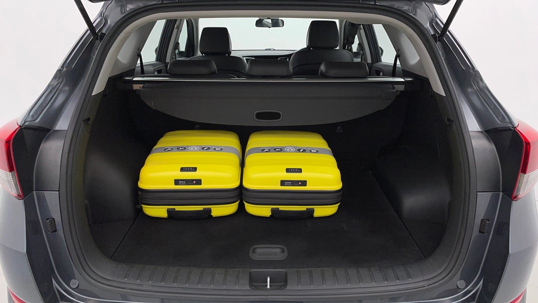 Boot Inside View with Luggage