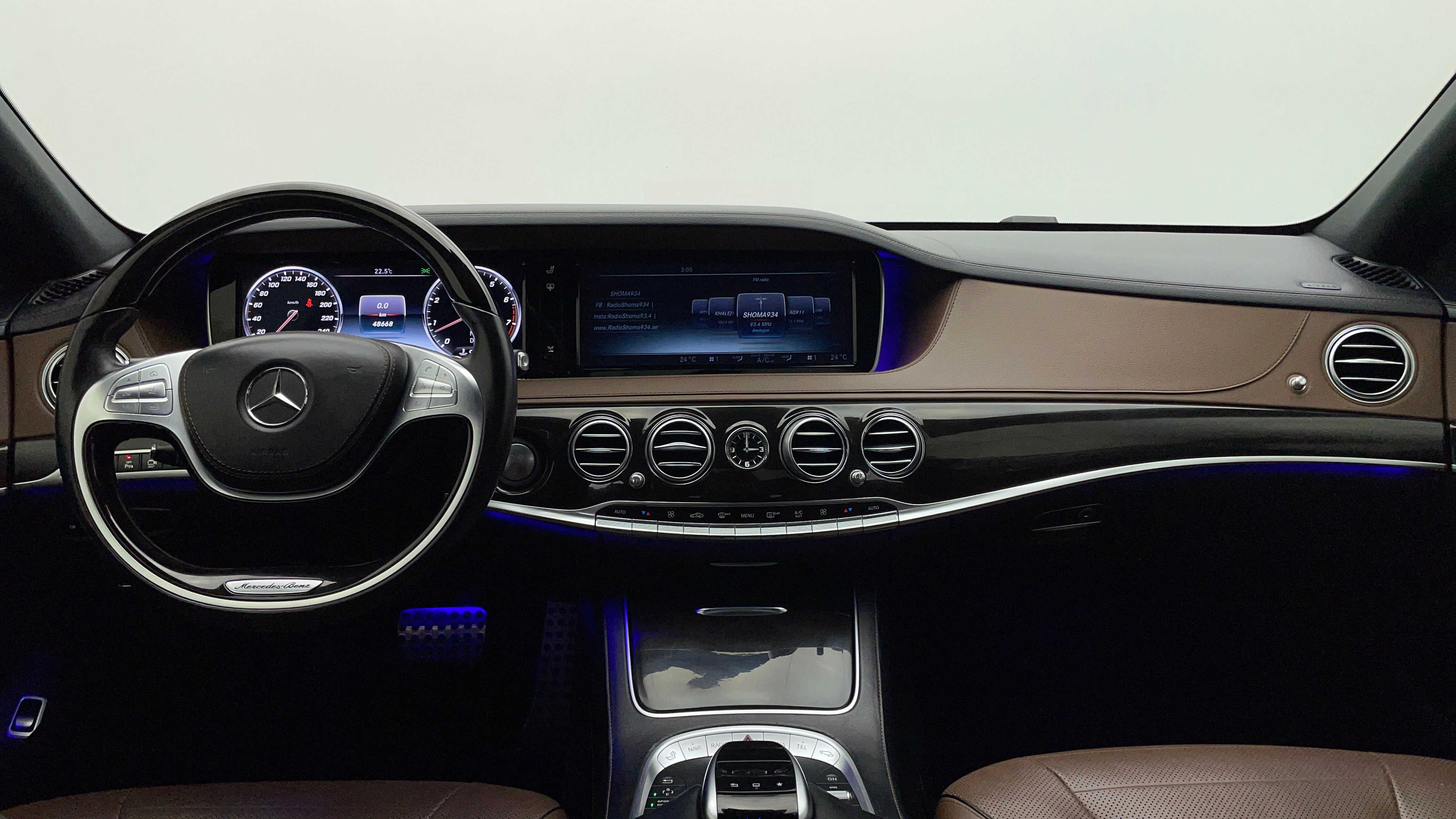 Mercedes Benz S-Class-Dashboard View
