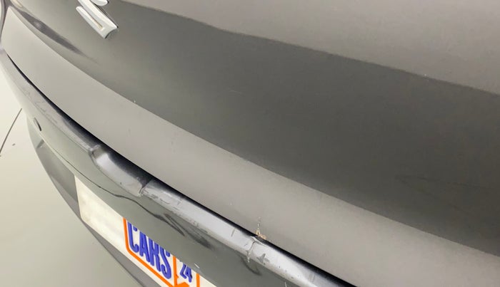 2017 Maruti Baleno ZETA CVT PETROL 1.2, Petrol, Automatic, 69,002 km, Dicky (Boot door) - Slightly dented
