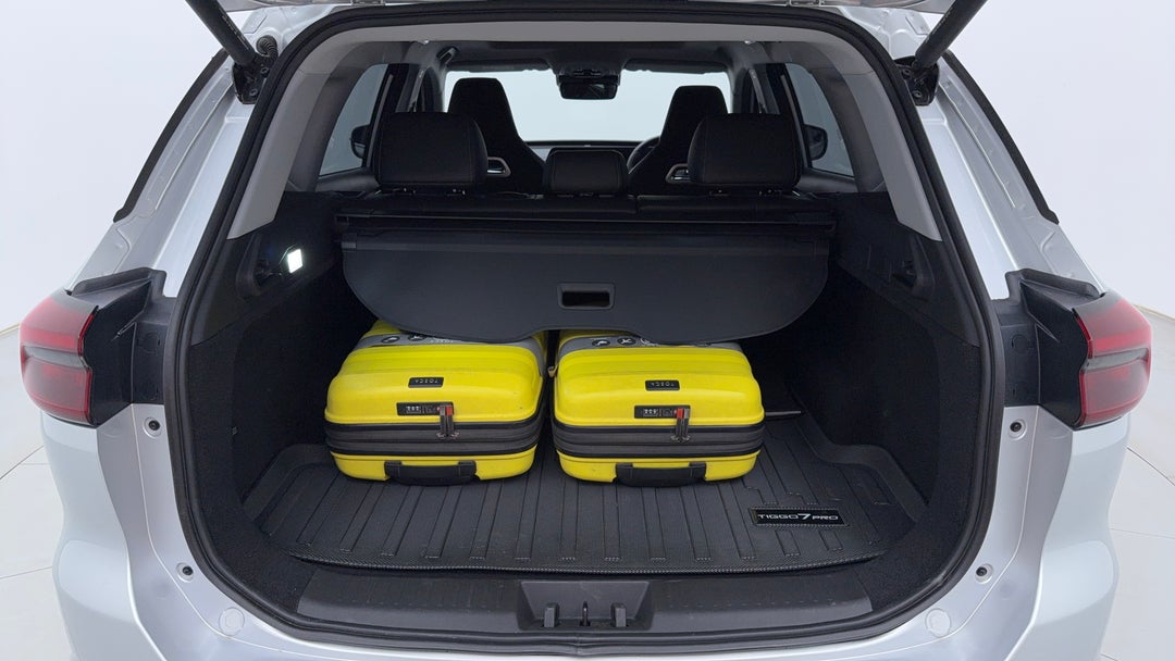 Boot Inside View with Luggage