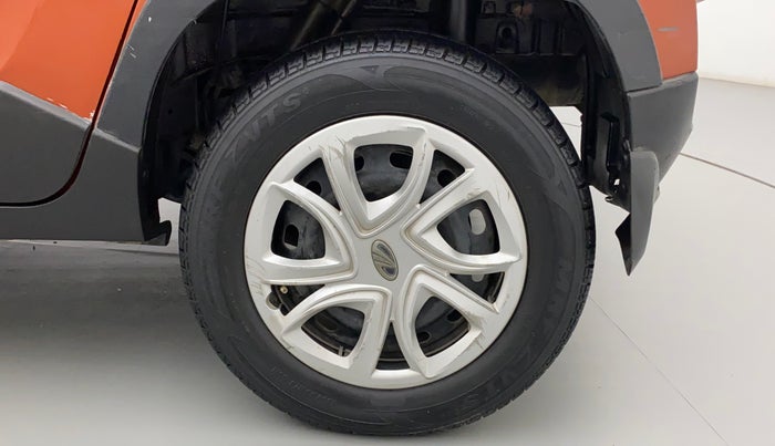 2016 Mahindra Kuv100 K6 6 STR, Petrol, Manual, 78,500 km, Left Rear Wheel