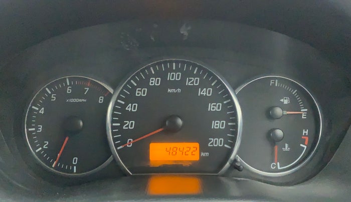 2011 Maruti Swift VXI, Petrol, Manual, 48,507 km, Odometer Image