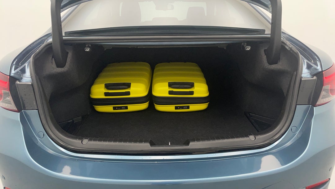 Boot Inside View with Luggage