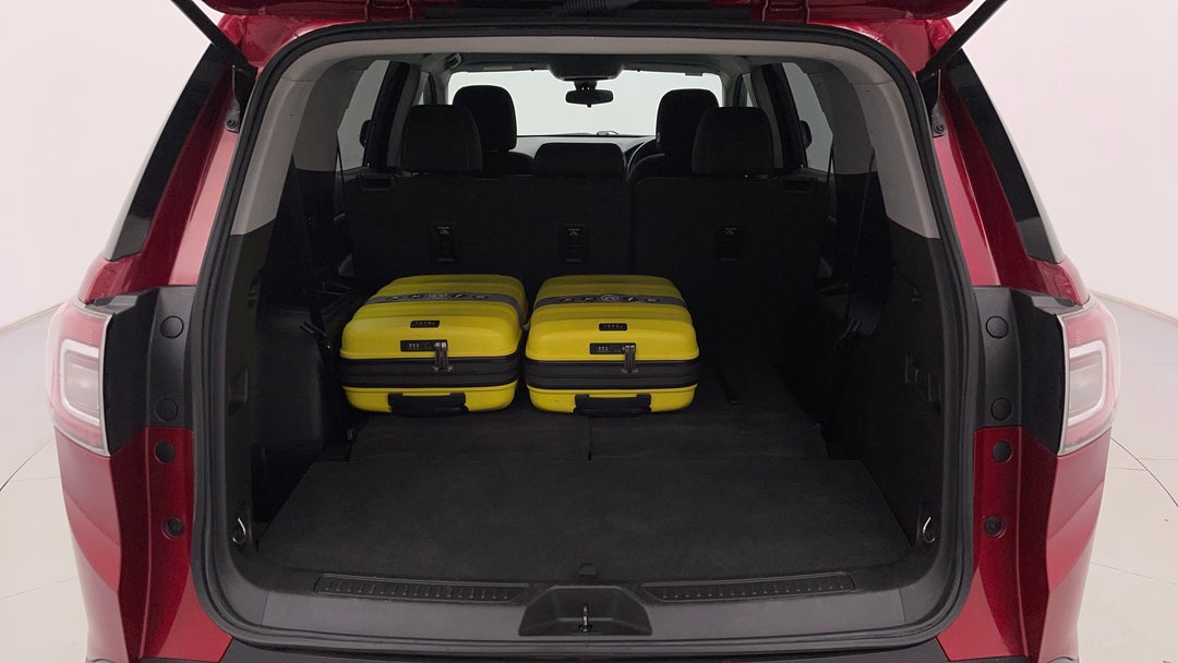 Boot Inside View with Luggage