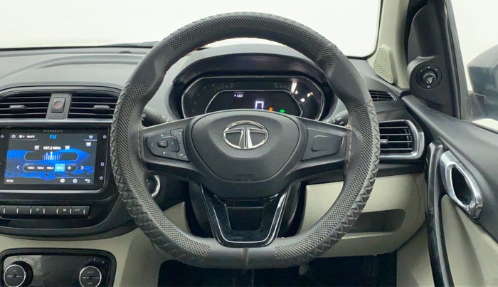 2022 Tata TIGOR XZ PLUS PETROL, Petrol, Manual, 10,860 km, Steering Wheel Close Up