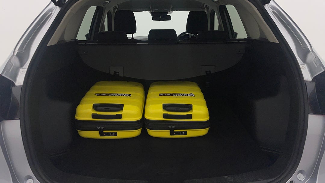 Boot Inside View with Luggage