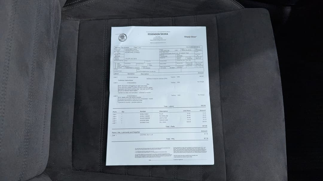 2020 SKODA Superb 200tsi Scout Limited Edition, Automatic, 99249 km, Service History