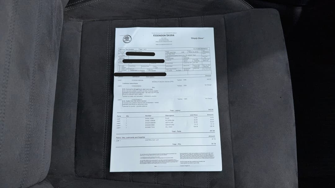 2020 SKODA Superb 200tsi Scout Limited Edition, Automatic, 99240 km, Service History