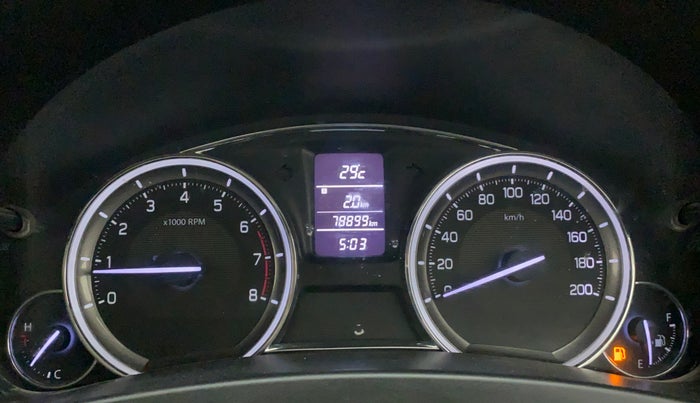 2015 Maruti Ciaz VXI, Petrol, Manual, 78,898 km, Odometer Image
