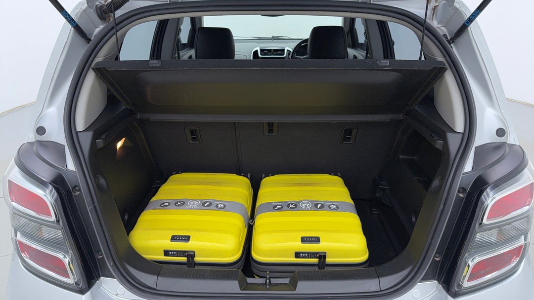 Boot Inside View with Luggage