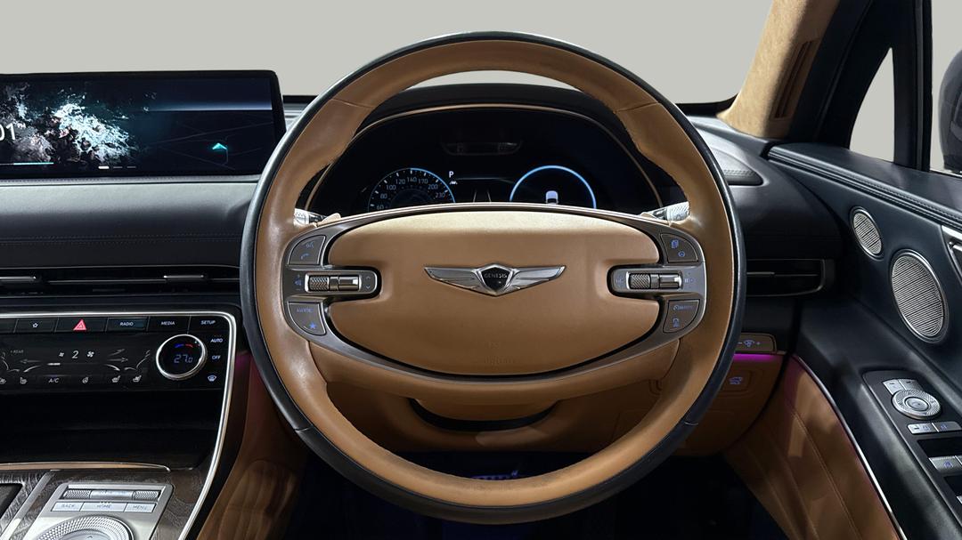 2021 Genesis Gv80 3.5t AWD 7 Seat, Automatic, 98879 km, Steering Wheel Close-up