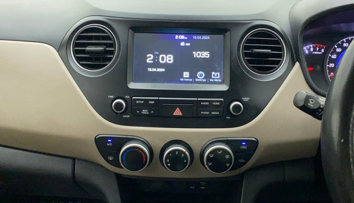 2017 Hyundai Grand i10 SPORTZ (O) AT 1.2 KAPPA VTVT, Petrol, Automatic, 68,719 km, Air Conditioner