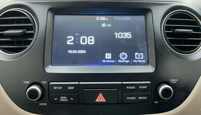 2017 Hyundai Grand i10 SPORTZ (O) AT 1.2 KAPPA VTVT, Petrol, Automatic, 68,719 km, Infotainment System