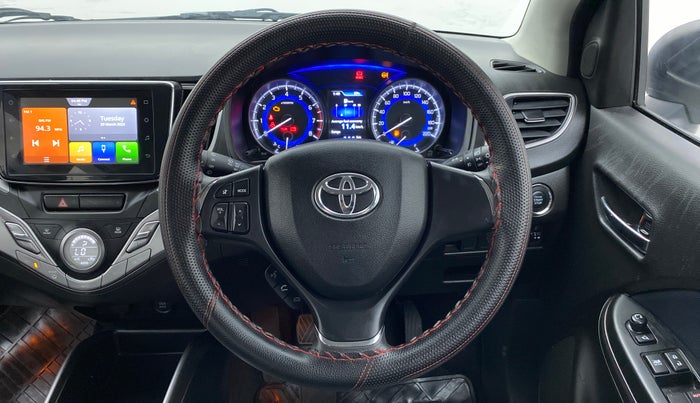 2020 Toyota Glanza G MT PETROL, Petrol, Manual, 6,475 km, Steering Wheel Close Up