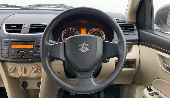 2013 Maruti Swift Dzire VXI, Petrol, Manual, 70,963 km, Steering Wheel Close Up
