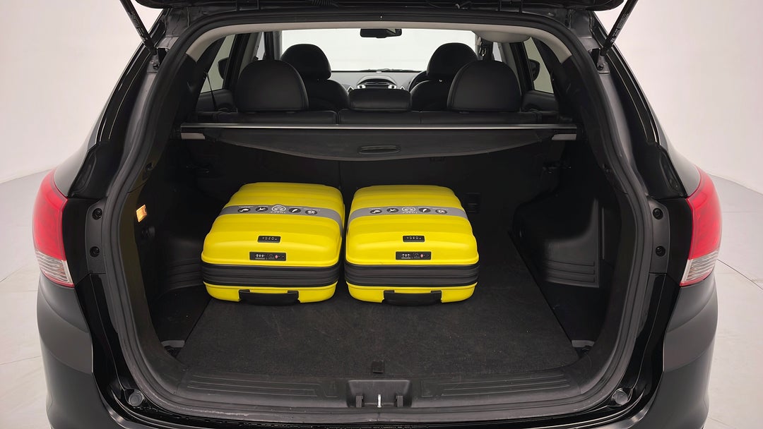 Boot Inside View with Luggage