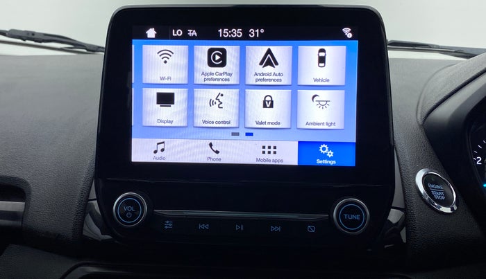 2018 Ford Ecosport TITANIUM 1.5L PETROL, Petrol, Manual, 39,914 km, Touchscreen Infotainment System