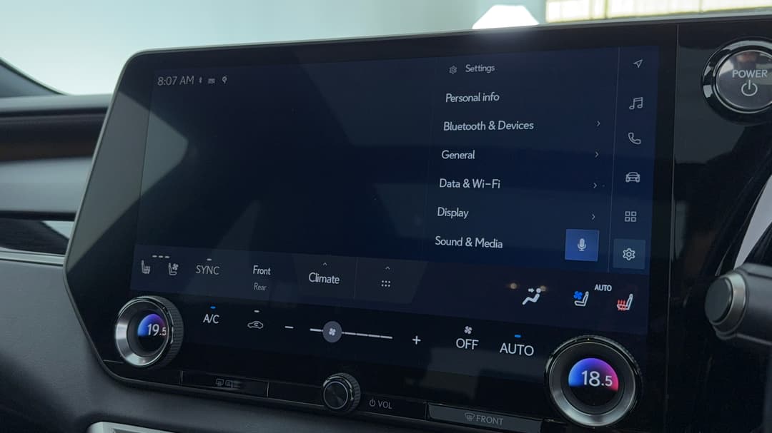2023 Lexus Rx350h Luxury AWD Hybrid, Automatic, 66741 km, Infotainment System