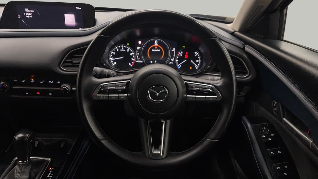 2022 Mazda CX-30 G20 Pure (FWD), Automatic, 44222 km, Steering Wheel Close-up