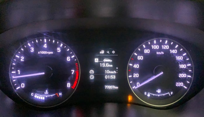 2018 Hyundai Elite i20 ASTA 1.2 (O), Petrol, Manual, 77,207 km, Odometer Image