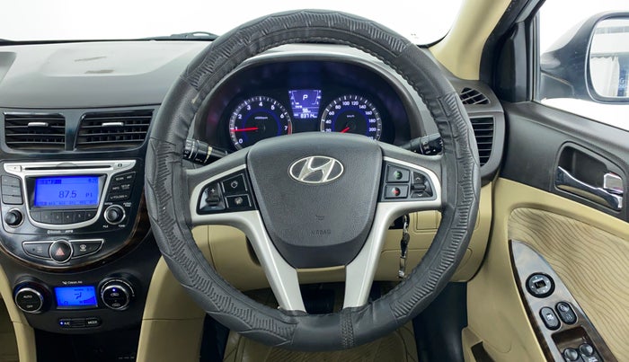 2013 Hyundai Verna FLUIDIC 1.6 EX VTVT AT, Petrol, Automatic, 84,104 km, Steering Wheel Close Up