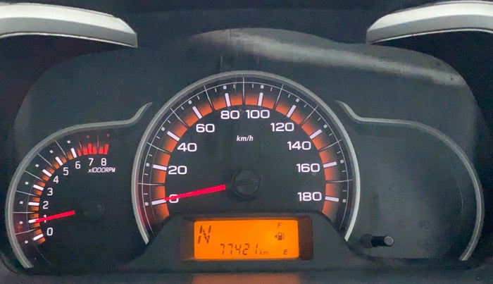 2017 Maruti Alto K10 VXI (O) AMT, Petrol, Automatic, 77,421 km, Odometer Image