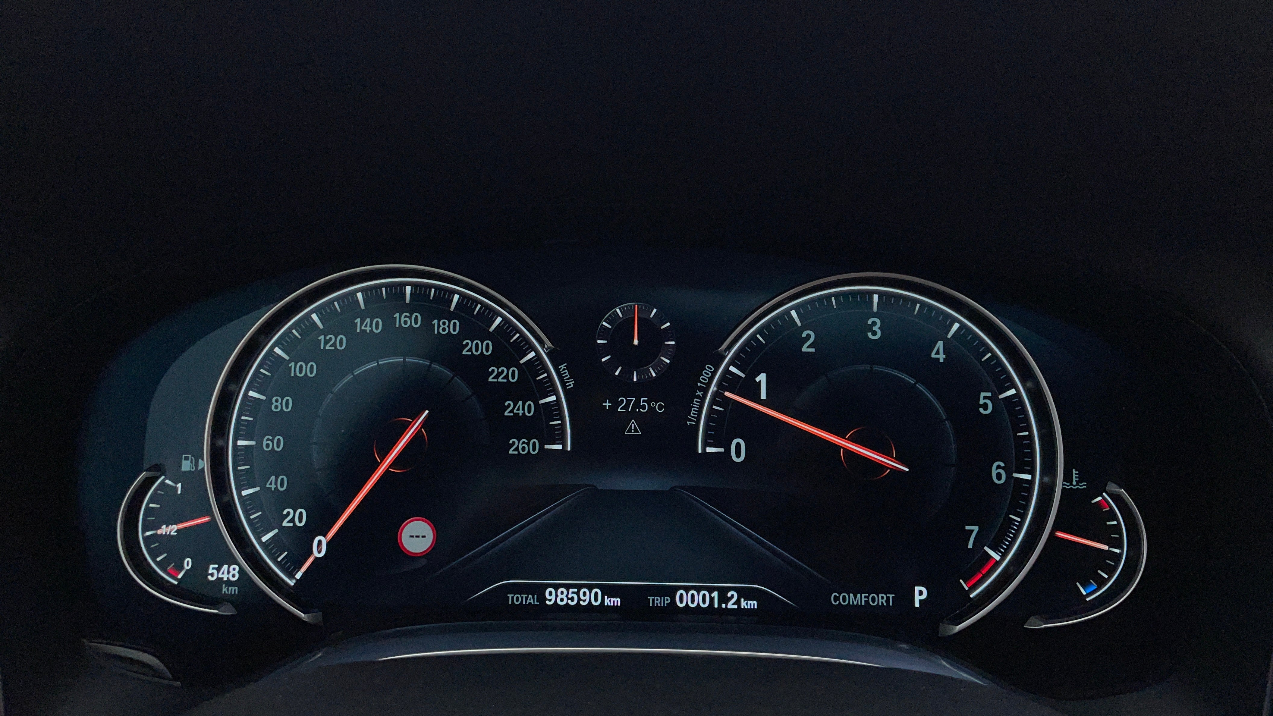 BMW 7 Series-Odometer View