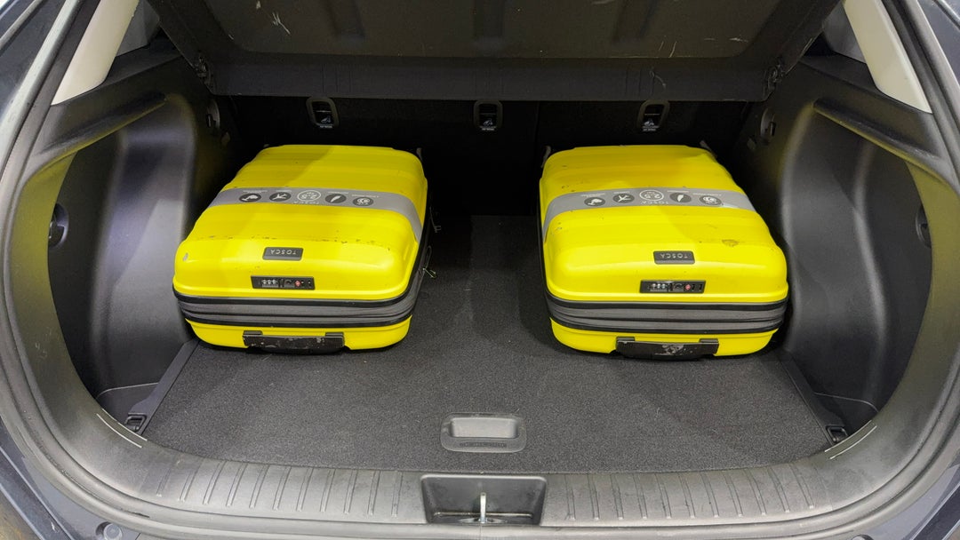 Boot Inside View with Luggage